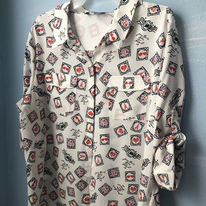Karl Lagerfeld button down top